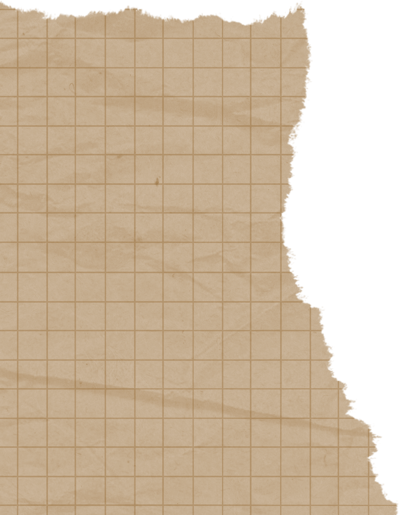 Brown Torn Grid Paper